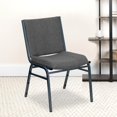 thumbnail image 2 of Bowery Hill Chaise Empilable Contemporaine Rembourrée, Fini Gris, 2 of 7