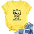 thumbnail image 1 of YourTops T-Shirt Femme "don't Mess with Mama Saurus" (US m, 2-Jaune), 1 of 2