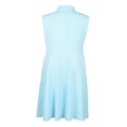 thumbnail image 4 of CHUANK Robe Maxi d'Été Sans Manches pour Femmes en Coton et Lin à Boutons Longue Robe Chemise, 4 of 5