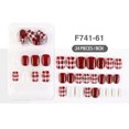 thumbnail image 4 of ziyahi False Nail Wearable Perfect Matching Simple to Wear No Irritating Odor Fake Fingernail Breathable Press Type Adjustable Paster Type 16 Type 13 F741 1Set, 4 of 6