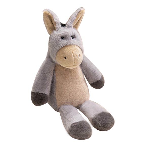 Hearth & Gear Emotional Animal Series Cartoon Donkey Toy Donkey Stubborn Donkey Doll Emotional Animal Doll Pillow Children's