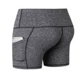 thumbnail image 2 of Short de Course Taille Haute pour Femmes Contrôle du Ventre Polyester Noir TG, 2 of 2