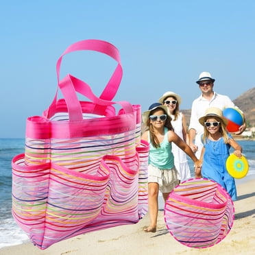 RXIRUCGD Toys Beach Toy Mesh Bag Kids Collecting Bag Beach For Boys And Girls