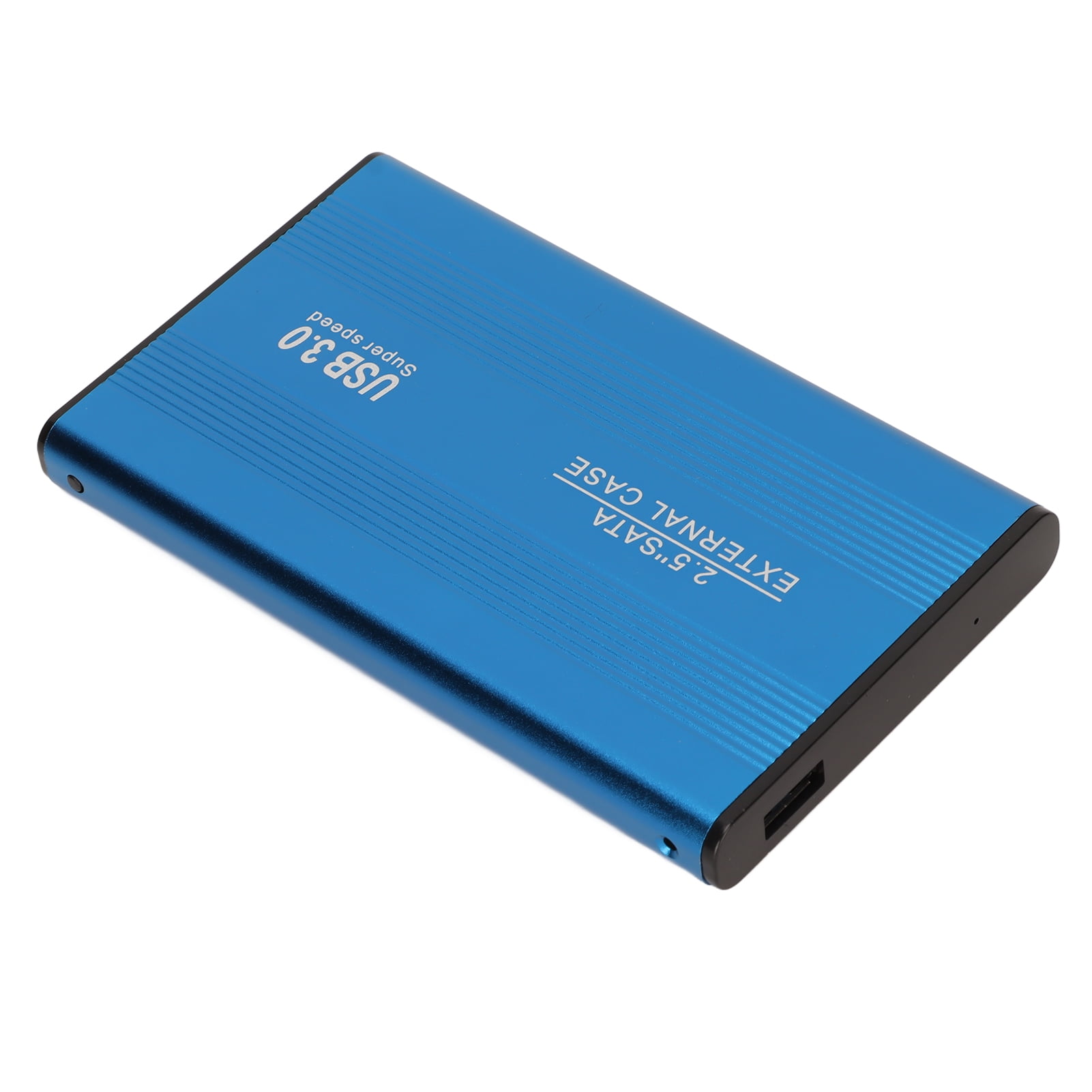 External Mobile Enclosure, Lightweight USB3.0 HDD Enclosure Ultra Thin 2.5in 5Gbps  For Office Blue