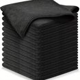 thumbnail image 3 of 10/5/3/1pcs Thicken Microfiber Car Cleaning Towels Soft Quick Drying Windows Mirrors Wiping Rags Home Double Layer Clean Cloths Rose Gold 3PC, 3 of 6
