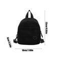 thumbnail image 3 of Clearance! KITTEHIGM Mini Backpack Ins Cute OL Commuting Small Cosmetic Bag Corduroy Texture Student Versatile Schoolbag Adjustable Shoulder Strap Fashion Design Pallet Sales Return Pallets, 3 of 6