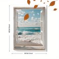 thumbnail image 3 of Ocean View Window Canvas Wall Art 15.75x11.81 Inches, 3 of 8