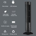 thumbnail image 3 of USB Standing Tower Fans Bladeless Floor Fan; Bladeless Air Conditioner Humidifier Energy-Saving Slim Design Conditioning Ventilator Fan Black, 3 of 7
