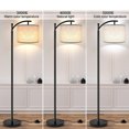 thumbnail image 3 of Floor Lamp With 3 Color Temperatures LED Bulb, Remote Control Standing Lights, Tall Industrial Floor Lamp Reading For Bedroom Office Living Room, 3 of 8