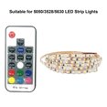 thumbnail image 4 of yeacher 17-Key Wireless RGB LED Strip Controller with Remote for 12V Lighting Systems, 4 of 5