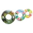 thumbnail image 4 of Intex 58263EP Radeau Tubulaire Transparent Gonflable à Fleurs Tropicales Couleur Groovy, 4 of 7