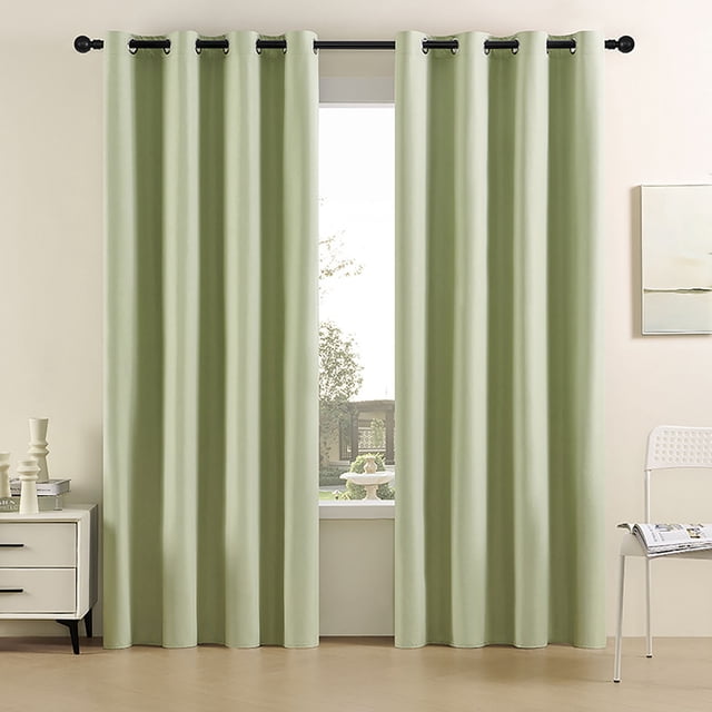 MTBLYS Panneau de Rideau 63 Pouces L X 52 Pouces H Occultant pour Fenêtre Panneau Simple Réduction du Bruit Chambre Salon