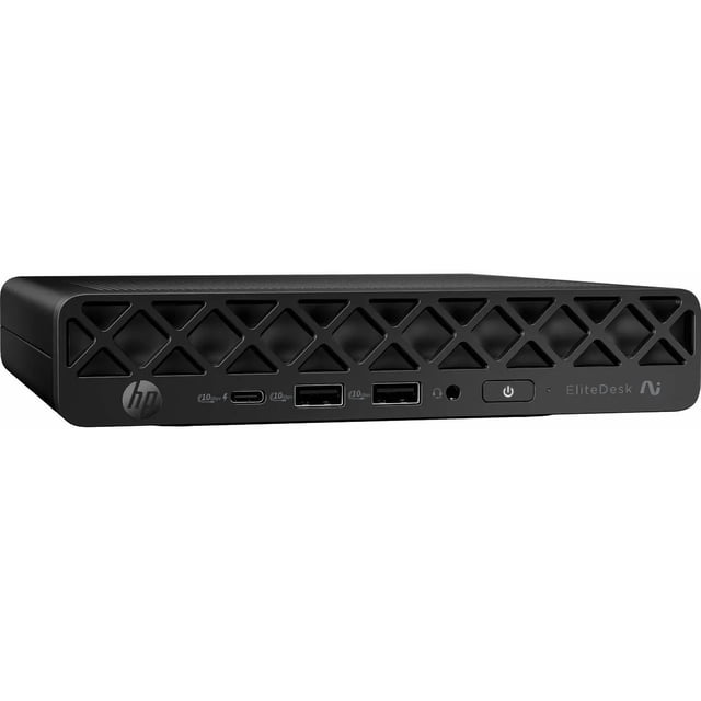 HP EliteDesk 8 Mini G1a Desktop Computer, AMD Ryzen 5 220,16GB DDR5 RAM, 512GB SSD,Windows 11 Pro