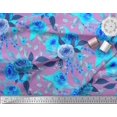 thumbnail image 3 of Soimoi Black polyester Crepe Fabric Floral Art Geometric Fabric Prints By Yard 52 Inch Wide, 3 of 3