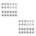 thumbnail image 3 of Transemion 24pieces Effective Decoration Balls Easy To Christmas Essentials Durable silver 2Set, 3 of 6