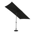 thumbnail image 4 of Bimini 6.5-ft x 10-ft Rectangular Market Umbrella - Black - Polyester Canopy, 4 of 9