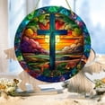 thumbnail image 4 of WRKEKC Clearance Nativity Scene Stained Glass Suncatcher Christmas Nativity Scene Window Hanging Stained Glass for Christmas Nativity Scene Suncatchers for Window Stained Glass, 4 of 7