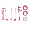 thumbnail image 4 of Children Golf Training Toy Golf Course Toy Set for Lawn Indoor 3 4 5 6+ Year Old Pink, 4 of 8
