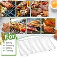 thumbnail image 2 of SXcggal Stainless Steel Cooking Rack And Baking Rack For Cooking And Baking Heavy Duty Cooking Rack Sturdy Cookie Cooking Rack With 6 Sizes For Easy To Clean Oven And Dishwasher Healthy Kitchenware, 2 of 9