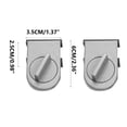 thumbnail image 3 of Child Safety Sliding Window Lock Fall Prevention Limiter Drill-Free Non-Permanent Anti-Theft Lock Buckle for Doors, 3 of 3