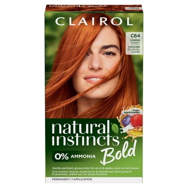 Clairol Natural Instincts Bold Permanent Hair Dye with 0% ammonia