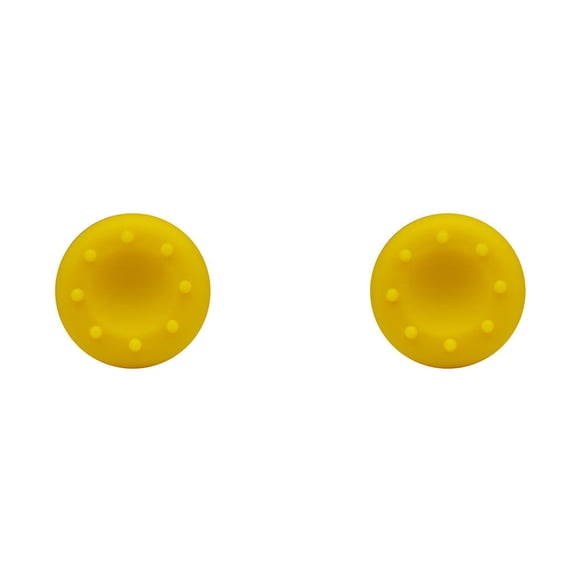 ziyahi Lot de 2 Capuchons de Joystick en Silicone pour Manette de Jeu Accessoires de Contrôleur Pièces de Remplacement Remplacement pour Xbox One Jaune