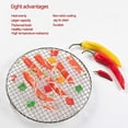 thumbnail image 4 of Grille de Cuisson Ronde Rafraîchissante en Fil d'Acier Inoxydable 201 pour Four et Gril, 4 of 11