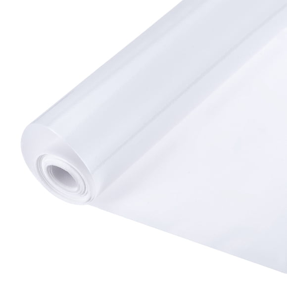 Unique Bargains Film Givré en PVC 78,7 x 23,6 Pouces Revêtement de Fenêtre pour Salle de Bain Bureau Blanc