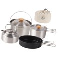 thumbnail image 3 of jinwen Camping Cookware Set Pot Portable Cooking Set Camping Pot and Pan Kettle Outdoor, 3 of 9