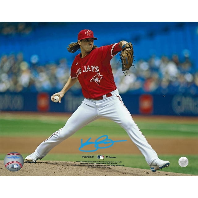 Kevin Gausman 8x10 Photo Dédicacée sans cadre Toronto Blue Jays Rouge Wind Up