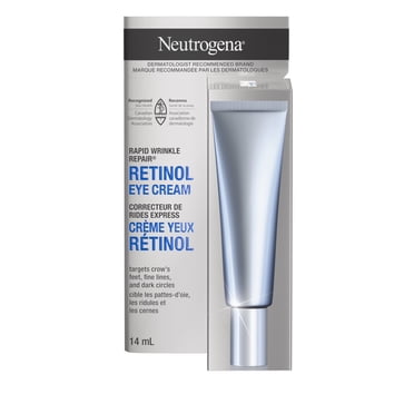 Crème régénératrice NEUTROGENA® Correcteur de rides express, Hydratant Visage et yeux avec rétinol - Sérum avec acide hyaluronique - 14 ml