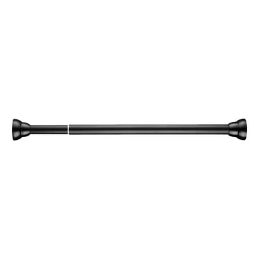 Tringle à Tension, Mistaha Tringle à Rideau à Tension à Ressort Antidérapante 12 à 18 Pouces Tringle à Rideau Extensible Sans Perçage Sans Rouille Poteau Suspendu pour Fenêtres Ou Douche Salle de Bain