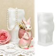 thumbnail image 1 of DIY Silicone Mould for Home Easter Rabbit Resin Figurine Craft Kit for Aromatic Gypsum and Holiday Tabletop, 1 of 6