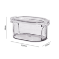 thumbnail image 1 of TIELUTT & Condiment Storage Organizer for Kitchen Cabinets And Pasta Containers Glass Food Storage Containers with Lids Large Flour Storage Container Snack Storage Containers Glass Food Storage Contai, 1 of 1