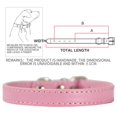 thumbnail image 3 of Faux Leather Collar Metal Buckle Pet Collar Adjustable Pet Collar for Small Dogs, 3 of 10