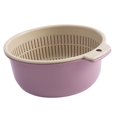 thumbnail image 1 of Fruit Cleaning Basin Kitchen Colander Bowl Household Detachable Storage Durable Large Red, 1 of 9