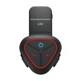 thumbnail image 1 of Tachiuwa Casque de Moto BT, Réponse Automatique aux Appels Entrants, Étanche, Rouge, 1 of 9