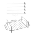 thumbnail image 4 of JWshufel Heavy Duty Metal Air Fryer Oven Accessories Rack Strong Bearing Capacity Convenient Cleaning Rust Resistant Grill美国用户搜索UV油炸锅配件烤架, 4 of 6
