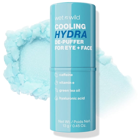 Wet n Wild – Stick sérum rafraîchissant et hydratant anti-poches pour le contour des yeux et le visage, à la caféine et à la vitamine E (13,3 ml)