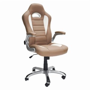 Techni Mobili Sport Race Executive Office Chair in Camel