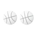 thumbnail image 4 of serony 4pcs Mute Door Rear Wall Crash Waterproof Anti-Collision Wall Crash Waterproof Pad Basketball Style 5cm white 2Set, 4 of 6