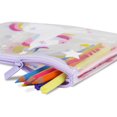 thumbnail image 2 of Pen + Gear Clear Flat Pencil Pouch with Unicorn Clouds Design, 2 of 6