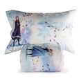 thumbnail image 3 of Disney Frozen 'Aventures Glaciales' Ensemble de Douillette et Taie D'Oreiller Réversible Pour Lit 1 ou 2 Places Pour Enfants, 100 % Polyester, 3 of 8