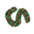 thumbnail image 2 of Garland Christmas Decorations with Lights Pvc Christmas Decoration Rattan Door Hanging Decoration (With No Lights/With Lights) Garland with Lights Christmas Decorations, 2 of 8