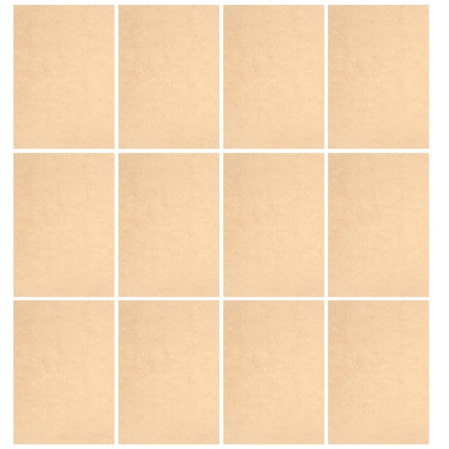 MasteelfCA 50 Pcs Feuilles de Papier A4 Parchemin Papier Rétro pour Certificat et Diplôme 90g (Brun Clair)