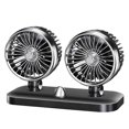 thumbnail image 1 of Portable Electric Car Fan 12V/24V Auto Cooling Air Circulator with Rubber Pad, 1 of 5