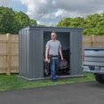 thumbnail image 1 of Arrow Classic Steel Storage Shed, 6x4, Charcoal, 1 of 9