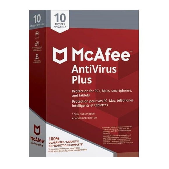 McAfee Anti Virus 10 appareils