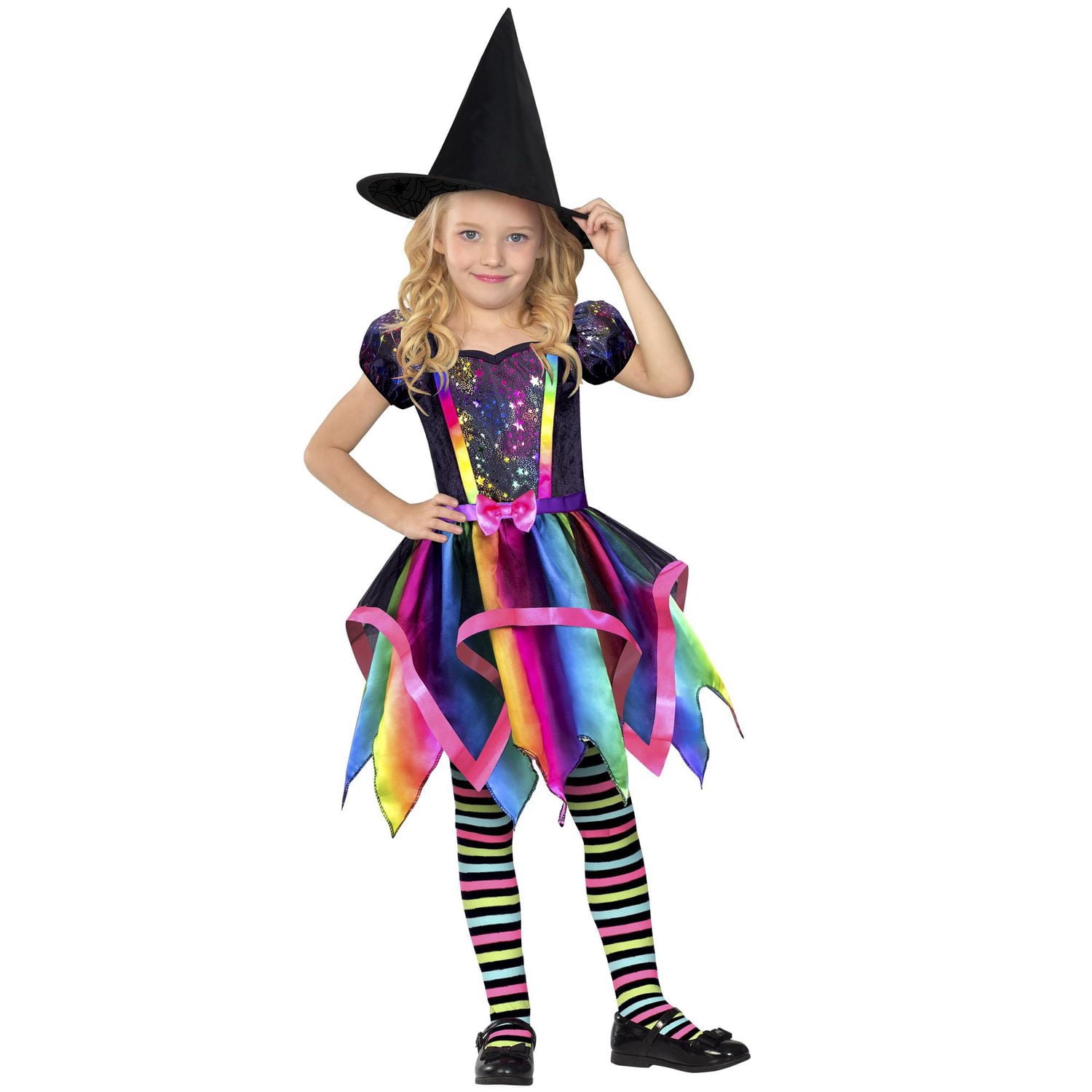 DÉGUISEMENT D'HALLOWEEN DE SORCIÈRE ENVOÛTÉE POUR FILLE