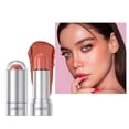thumbnail image 3 of Mareep Blush Creamy Cheek Color Cheek Tint Cheek RougeBlush Stick 2-in-1 Blush and Lip Makeup Stick Multi Functional Lazy Eye Shadow Powder Blusher, 3 of 3